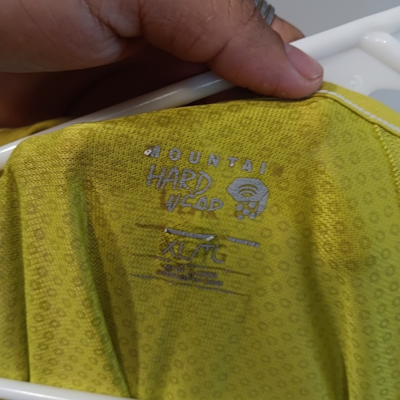 Mountain Hardwear Yellow Muscle Tee Sz XL - Picture 2 of 4